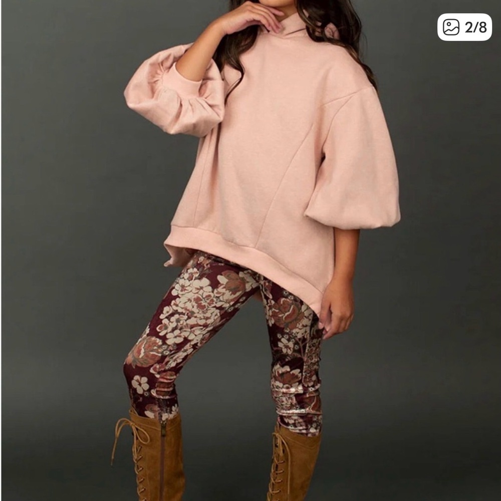 Joyfolie Currant Floral Leggings - Picture 2 of 4